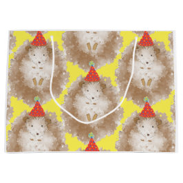 Grattis på födelsedagen Hedgehog Gift Bag Large