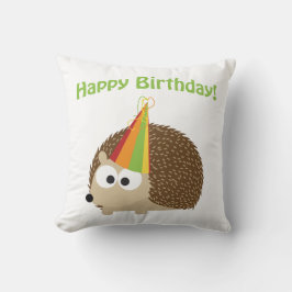 Grattis på födelsedagen! Hedgehog Kudde