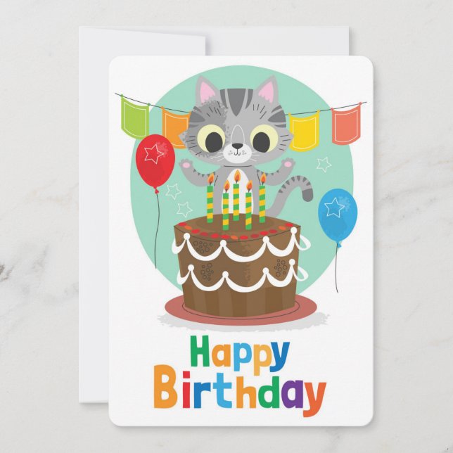 Grattis på födelsedagen Helgdag-kort Julkort (Framsida)