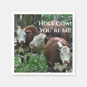 Grattis på födelsedagen Heliga Cow! Pappersservett
