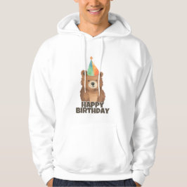 Grattis på födelsedagen hoodie