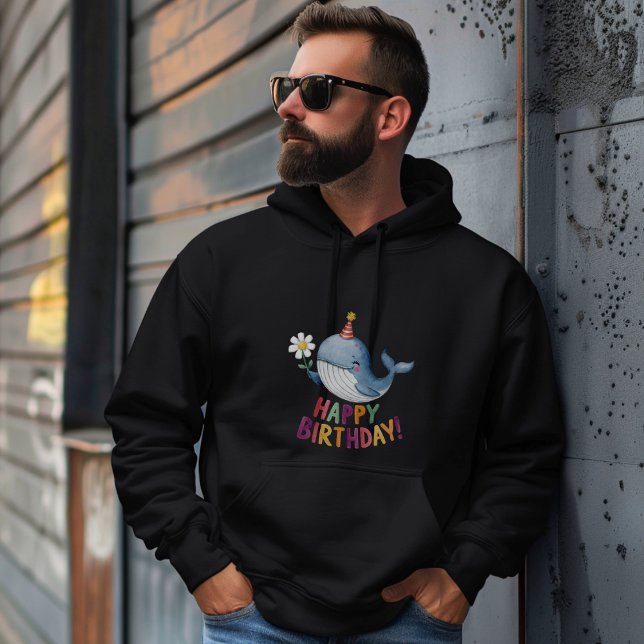 Grattis på födelsedagen hoodie (Skapare uppladdad)