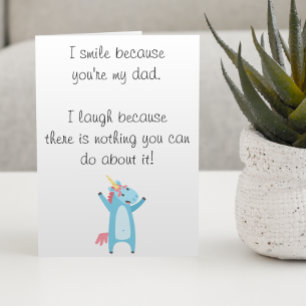 Grattis på födelsedagen Humor Pappa Funny Kort