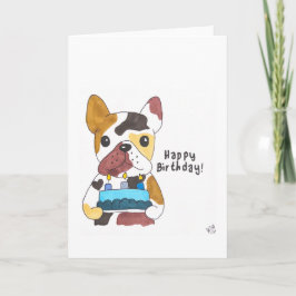 Grattis på födelsedagen Hund med kummelkort Tack Kort
