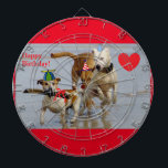 grattis på födelsedagen hundar darttavla<br><div class="desc">hundar, lustigt, grattis på födelsedagen, födelsedag, födelsedag hundar, valp, valpar, jack russell, skräck, strand, sand, fetch, rött vitt blått, skämt, hav, mutter, blandade raser, djur, hjärta, kärlek - "grattis på födelsedagen""lustig födelsedag"hundar""hund-födelsedag"hundar marionerna luser puppy skräcken söt "gullig hundar" kawaii</div>
