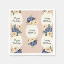 Grattis på födelsedagen, Hydrangeas och Peonies