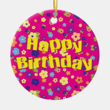 Grattis på födelsedagen i Flowers