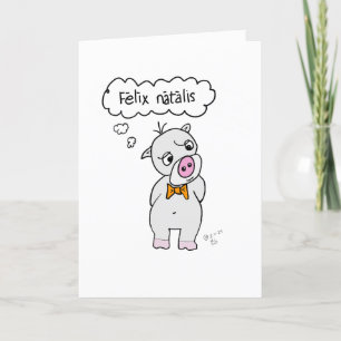 Grattis på födelsedagen i GRIS-latinskt födelsedag Tack Kort