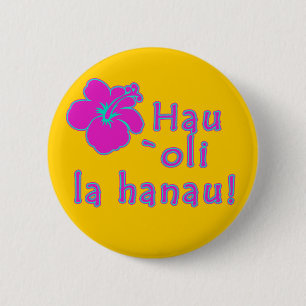 Grattis på födelsedagen i hawaiibo knapp