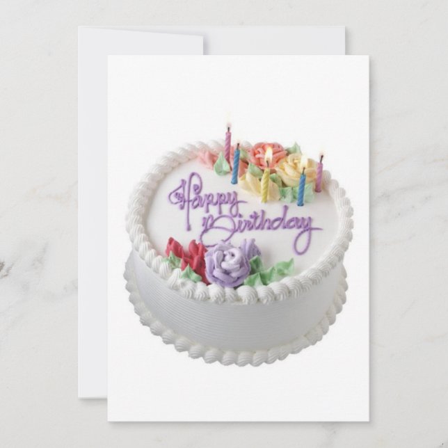 Grattis på födelsedagen inbjudningar (Framsida)