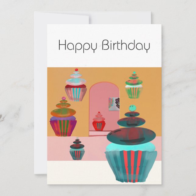 Grattis på födelsedagen inbjudningar (Framsida)