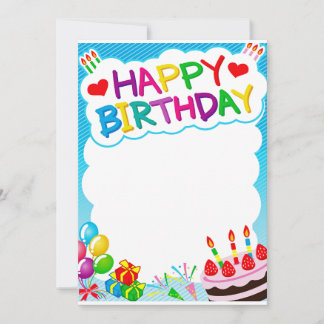 Grattis på födelsedagen inbjudningar