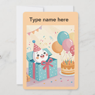 Grattis på födelsedagen! inbjudningar