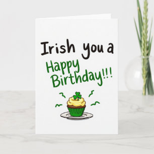 Grattis på födelsedagen Irish You Happy Birthday C Kort
