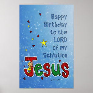 Grattis på födelsedagen Jesus (Barnens jul) Poster