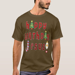 Grattis på födelsedagen Jesus Christian Woman Mana T Shirt