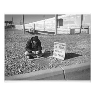 Grattis på födelsedagen Jesus Fototryck