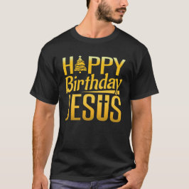 Grattis på födelsedagen Jesus God jul X-Mas Party T Shirt