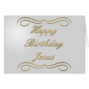 Grattis på födelsedagen Jesus Hälsningskort
