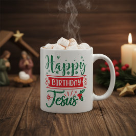 Grattis på födelsedagen Jesus helgjul Kaffemugg
