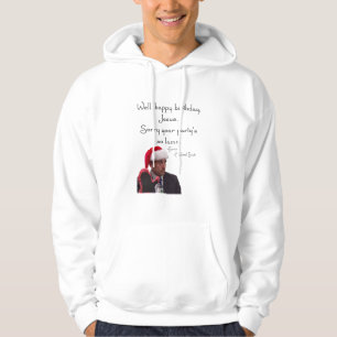 Grattis på födelsedagen Jesus - jul på kontoret Hoodie