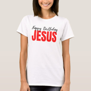 Grattis på födelsedagen Jesus jul T Shirt