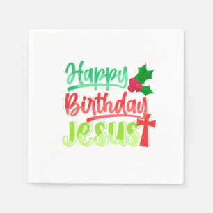 Grattis på födelsedagen Jesus Julafton God jul Gif Pappersservett