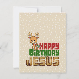 grattis på födelsedagen Jesus Julkort