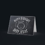 Grattis på födelsedagen Jesus - julkort till Chalk Helgkort<br><div class="desc">Ibland är det trevligt att komma ihåg vad "CHRIST"mas är berömt för.  er tro med andra. Korten ord är naturligtvis helt anpassade. Och glöm inte de matchande adressetiketterna - kolla bara upp vår butik för ännu fler artiklar som den här charmerande designen är på.</div>