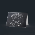 Grattis på födelsedagen Jesus - julkort till Chalk Helgkort<br><div class="desc">Ibland är det trevligt att komma ihåg vad "CHRIST"mas är berömt för.  er tro med andra. Korten ord är naturligtvis helt anpassade. Och glöm inte de matchande adressetiketterna - kolla bara upp vår butik för ännu fler artiklar som den här charmerande designen är på.</div>