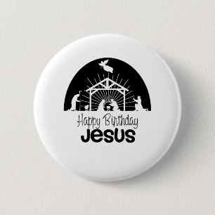 grattis på födelsedagen Jesus Knapp