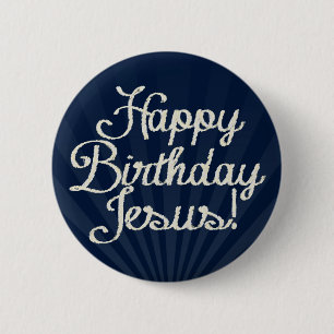 Grattis på födelsedagen Jesus Knapp