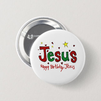 Grattis på födelsedagen Jesus Knapp