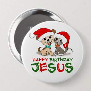 Grattis på födelsedagen Jesus Knapp