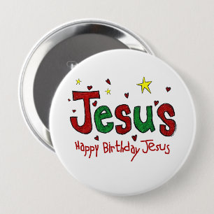 Grattis på födelsedagen Jesus Knapp
