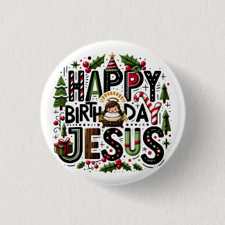 Grattis på födelsedagen Jesus Knapp
