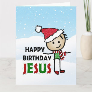 Grattis på födelsedagen Jesus Kort
