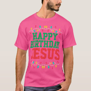 Grattis på födelsedagen Jesus Kristus jul T Shirt