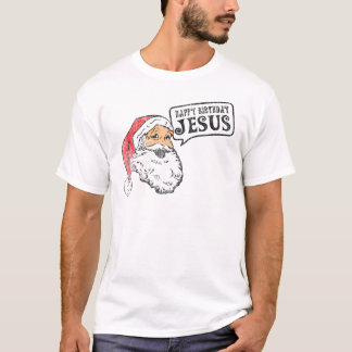 Grattis på födelsedagen Jesus (ljusa skjortor) Tee