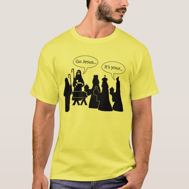 Grattis på födelsedagen Jesus Tee Shirt (Framsida)