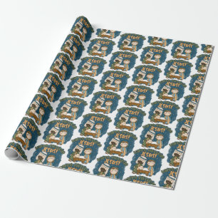 Grattis på födelsedagen Jesus Wrapping Papper Presentpapper