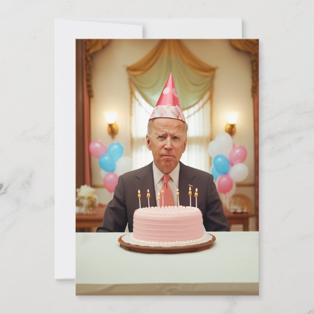 Grattis på födelsedagen Joe Inbjudningar (Framsida)