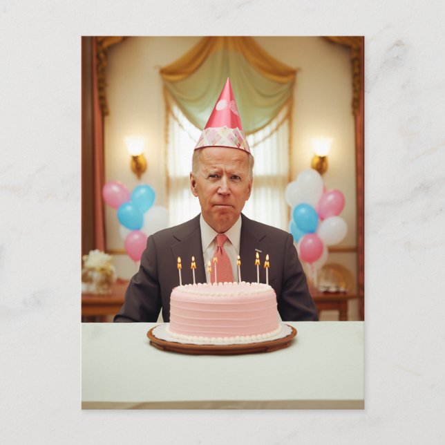 Grattis på födelsedagen Joe Vykort (Framsida)