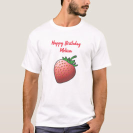 Grattis på födelsedagen Jordgubbe T Shirt