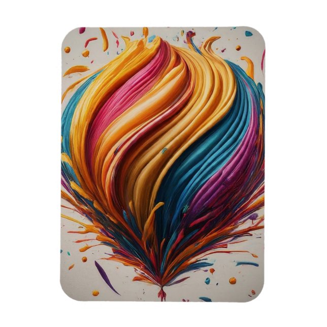 Grattis på födelsedagen Joy Flexible Photo Magnet (Vertikal)