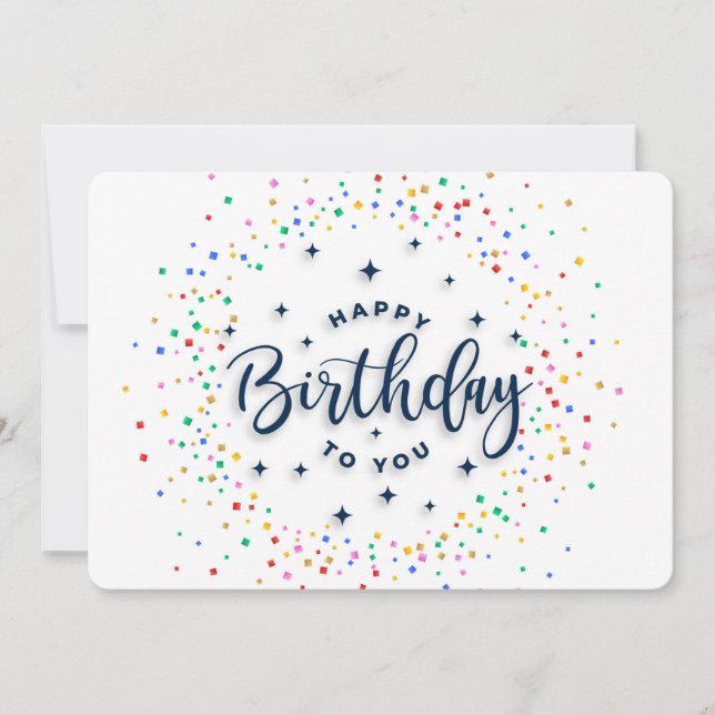 Grattis på födelsedagen julkort (Framsida)