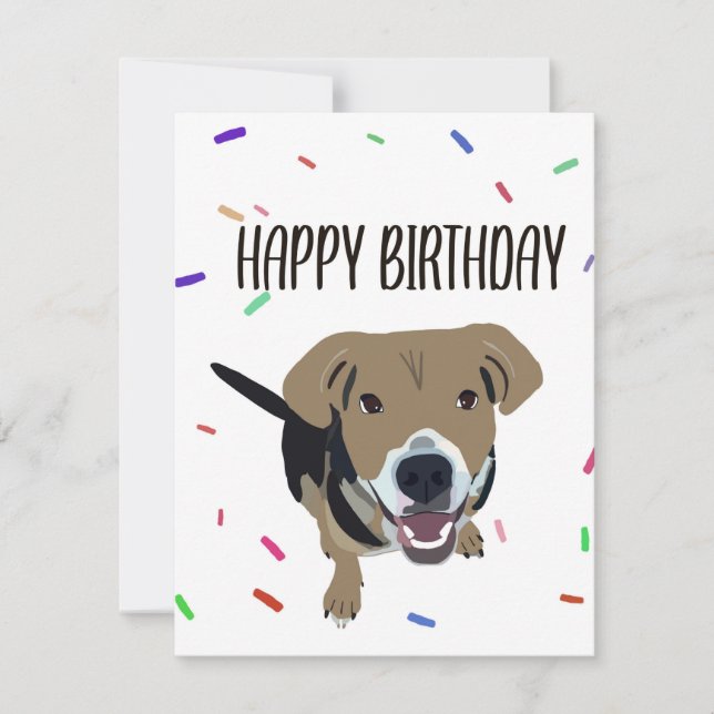 Grattis på födelsedagen! julkort (Framsida)