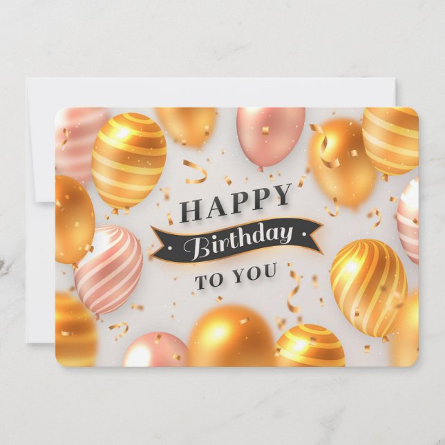 Grattis på födelsedagen julkort (Framsida)