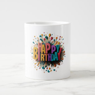 Grattis på födelsedagen Jumbo Mugg
