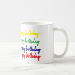 Grattis på födelsedagen kaffe mugg
